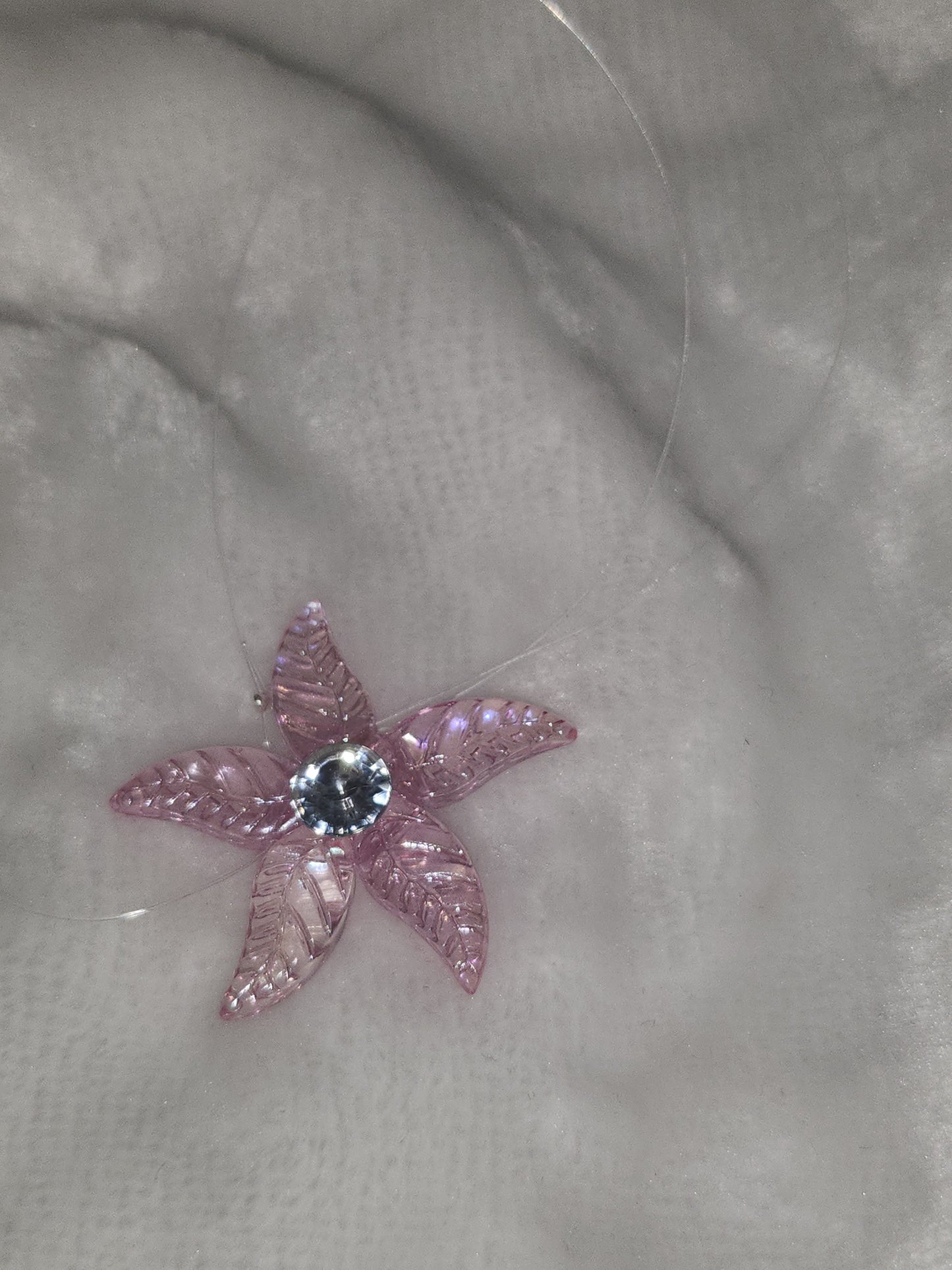 Pink ocean necklace