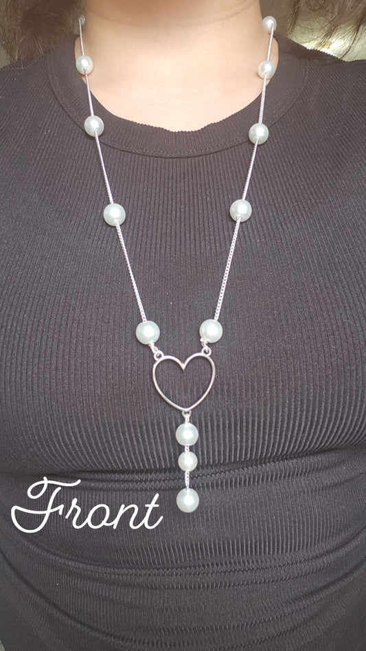 Two ways heart necklace