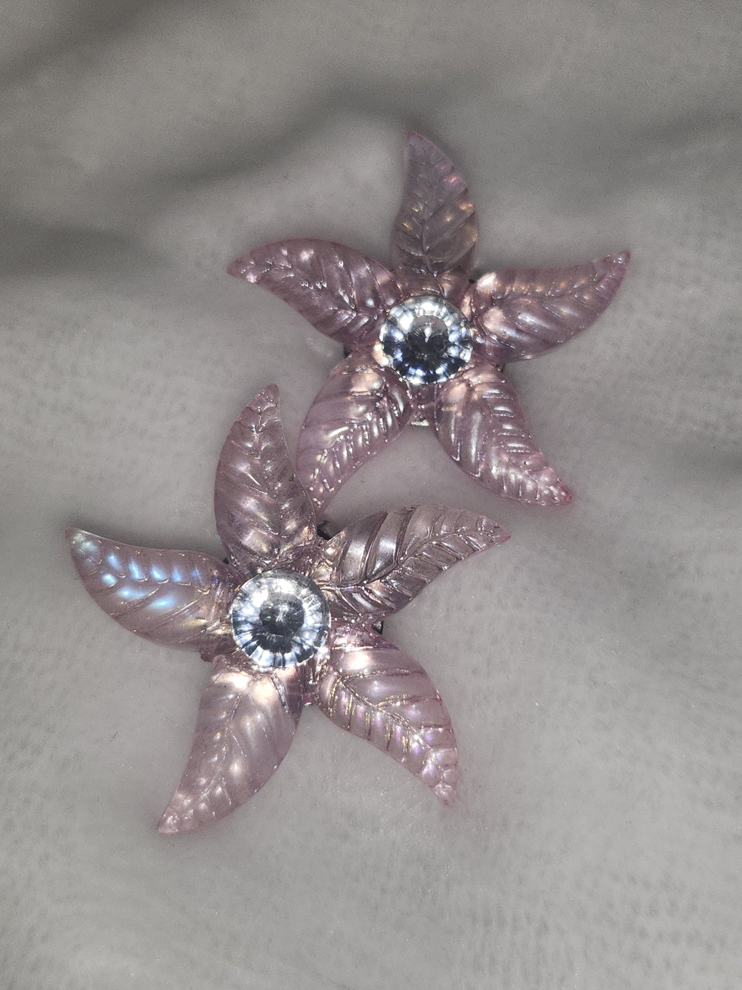 Pink Ocean Star earrings
